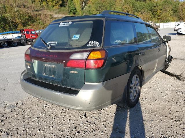 4S3BH675336612863 - 2003 SUBARU LEGACY OUT GREEN photo 4