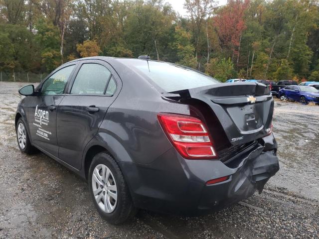 1G1JB5SG4H4140314 - 2017 CHEVROLET SONIC LS GRAY photo 3