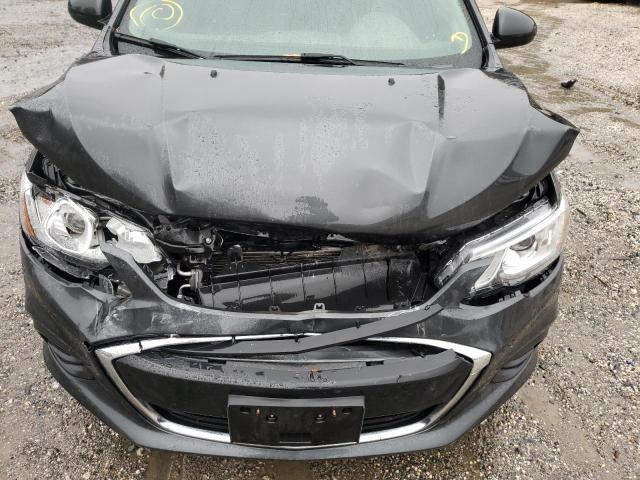 1G1JB5SG4H4140314 - 2017 CHEVROLET SONIC LS GRAY photo 7