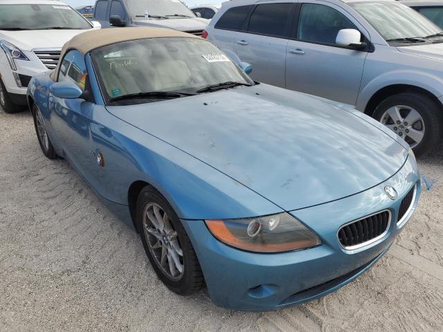 4USBT334X3LS44655 - 2003 BMW Z4 2.5 BLUE photo 1
