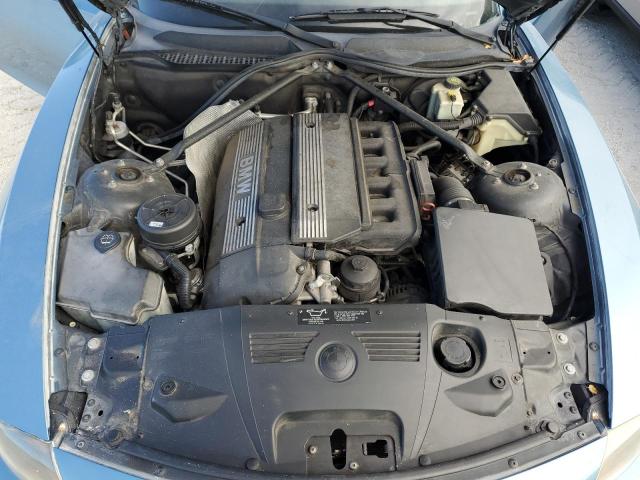 4USBT334X3LS44655 - 2003 BMW Z4 2.5 BLUE photo 7