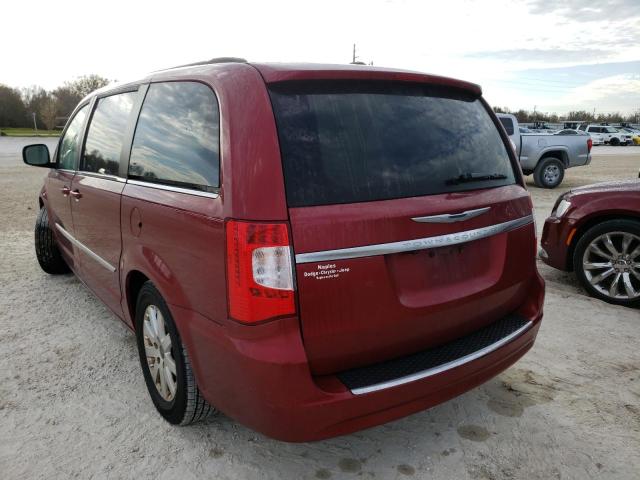 2C4RC1BG8DR708281 - 2013 CHRYSLER TOWN & COU BURGUNDY photo 3