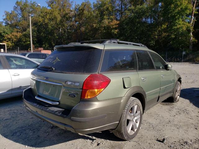 4S4BP86C164334684 - 2006 SUBARU LEGACY OUT GREEN photo 4