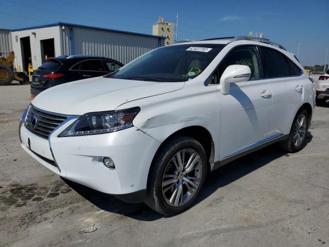 2T2ZB1BA4FC001269 - 2015 LEXUS RX 450H WHITE photo 2