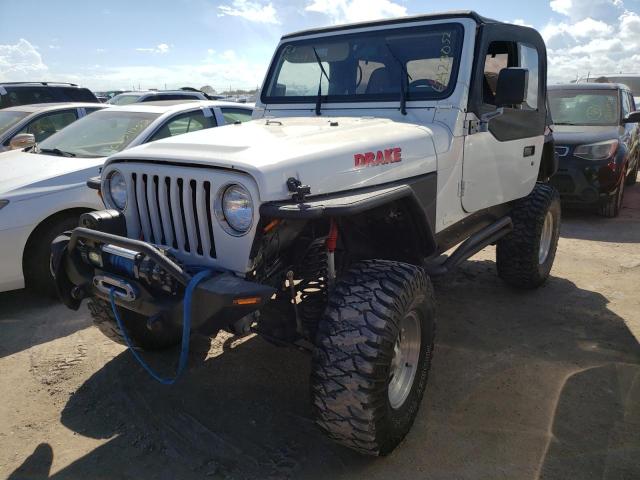 1J4FY49S1WP774606 - 1998 JEEP WRANGLER / WHITE photo 2