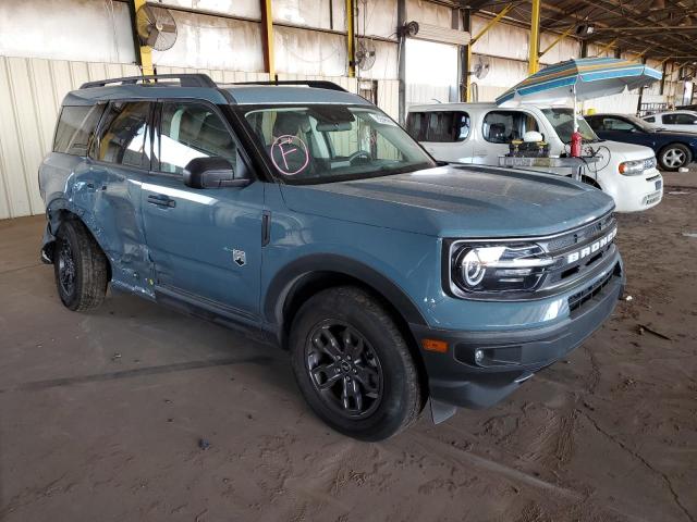 3FMCR9B60MRB02912 - 2021 FORD BRONCO SPO BLUE photo 1