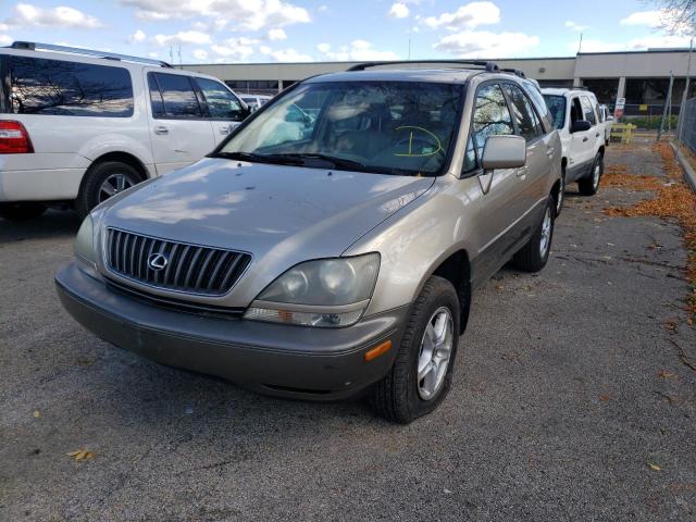 JT6HF10U1Y0156464 - 2000 LEXUS RX 300 BEIGE photo 2