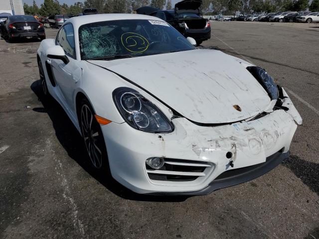 WP0AA2A86EK171767 - 2014 PORSCHE CAYMAN WHITE photo 1