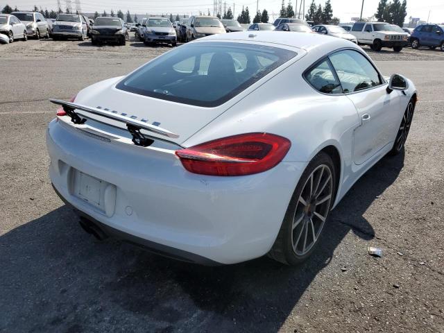 WP0AA2A86EK171767 - 2014 PORSCHE CAYMAN WHITE photo 4