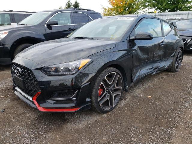 KMHT36AHXNU011501 - 2022 HYUNDAI VELOSTER N BLACK photo 2