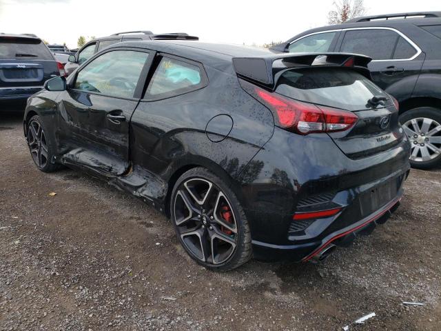 KMHT36AHXNU011501 - 2022 HYUNDAI VELOSTER N BLACK photo 3