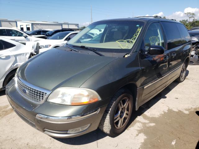 2FMZA53462BB38123 - 2002 FORD WINDSTAR S GREEN photo 2