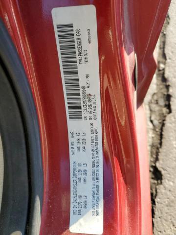 1C3LC65M78N100148 - 2008 CHRYSLER SEBRING LI RED photo 10