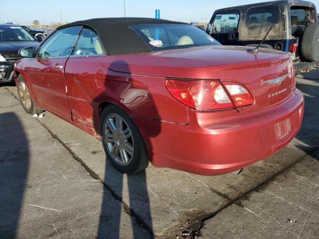 1C3LC65M78N100148 - 2008 CHRYSLER SEBRING LI RED photo 3