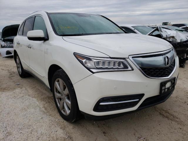 5FRYD4H89FB005120 - 2015 ACURA MDX ADVANC WHITE photo 1