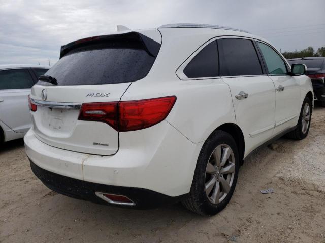5FRYD4H89FB005120 - 2015 ACURA MDX ADVANC WHITE photo 4