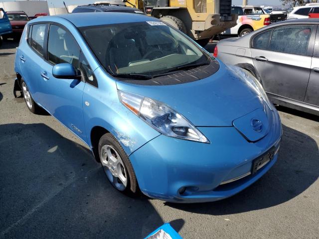 JN1AZ0CP4CT024570 - 2012 NISSAN LEAF SV BLUE photo 1