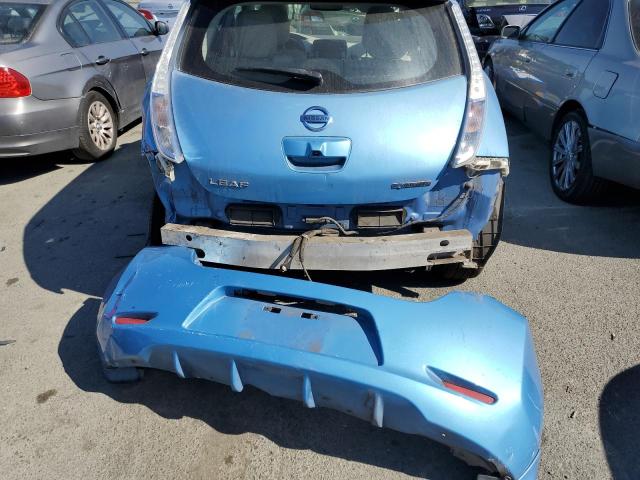 JN1AZ0CP4CT024570 - 2012 NISSAN LEAF SV BLUE photo 9