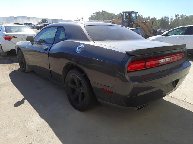 2C3CDYAG0EH220211 - 2014 DODGE CHALLENGER GRAY photo 3