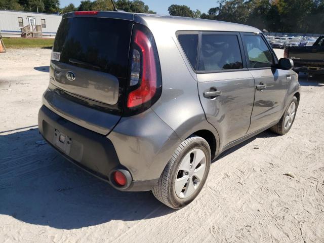 KNDJN2A29G7301059 - 2016 KIA SOUL GRAY photo 4