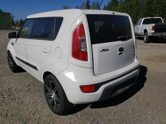 KNDJT2A59C7430624 - 2012 KIA SOUL WHITE photo 3