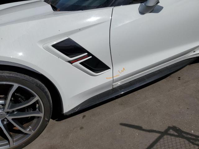 1G1Y12D70H5104854 - 2017 CHEVROLET CORVETTE G WHITE photo 9