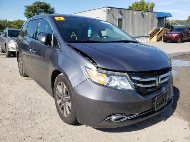 5FNRL5H94EB029542 - 2014 HONDA ODYSSEY TO GRAY photo 1