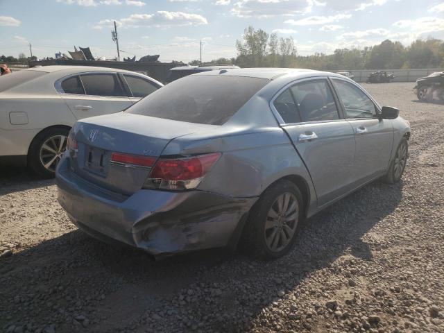 1HGCP3F82CA018541 - 2012 HONDA ACCORD EXL BLUE photo 4