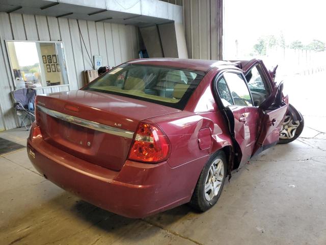 1G1ZS58F37F112055 - 2007 CHEVROLET MALIBU LS BURGUNDY photo 4