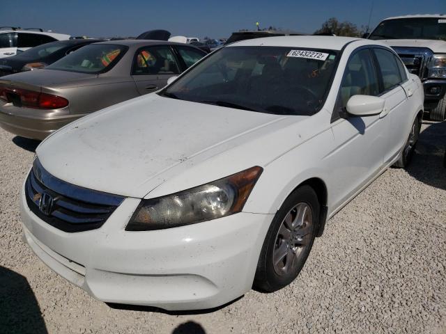 1HGCP2F61BA156966 - 2011 HONDA ACCORD SE WHITE photo 2