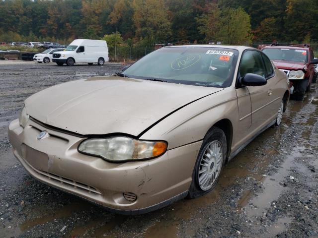 2G1WW12E2Y9291571 - 2000 CHEVROLET MONTE CARL ოქროსფერი ფოტო 2