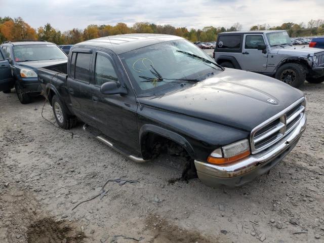 1D7HG48N43S135907 - 2003 DODGE DAKOTA QUA BLACK photo 1