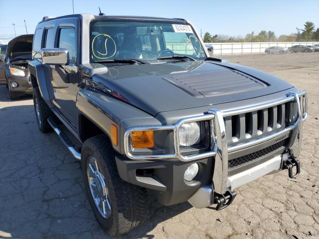5GTEN13E088151415 - 2008 HUMMER H3 GRAY photo 1