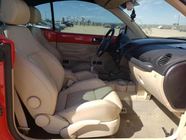 3VWCD21Y94M303604 - 2004 VOLKSWAGEN NEW BEETLE 红色 照片 5