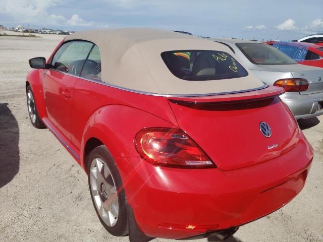3VW517AT7GM819595 - 2016 VOLKSWAGEN BEETLE S/S 红色 照片 3