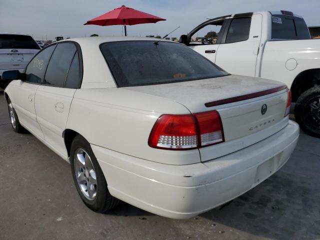 W06VR54R61R003596 - 2001 CADILLAC CATERA WHITE photo 3