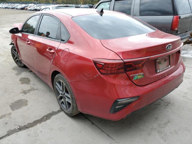 3KPF34AD3KE025866 - 2019 KIA FORTE GT L RED photo 3