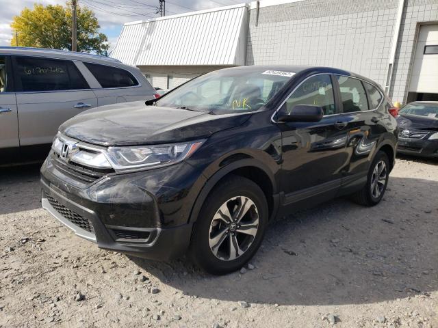 2HKRW6H33KH212503 - 2019 HONDA CR-V BLACK photo 2