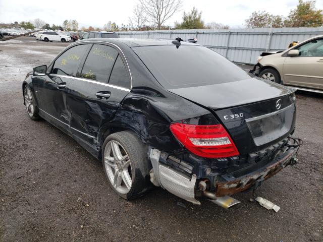 WDDGF8JB7CA696338 - 2012 MERCEDES-BENZ C 350 4MAT BLACK photo 3