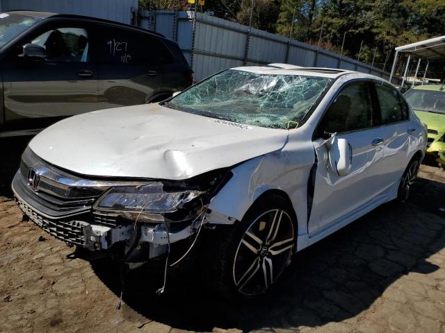 1HGCR3F99GA027438 - 2016 HONDA ACCORD TOU WHITE photo 2