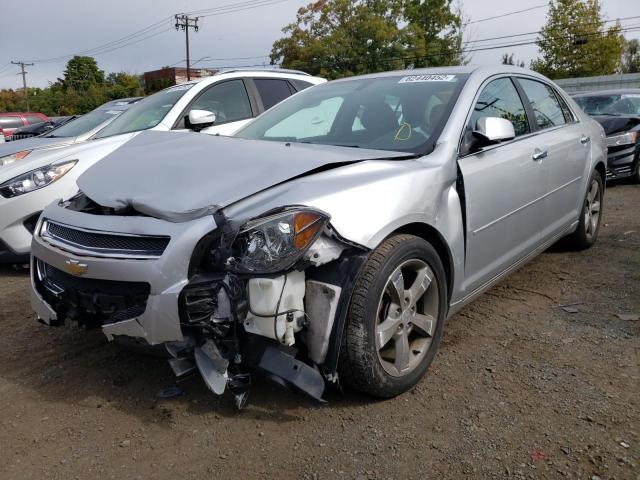 1G1ZC5E07CF193567 - 2012 CHEVROLET MALIBU 1LT ვერცხლისფერი ფოტო 2