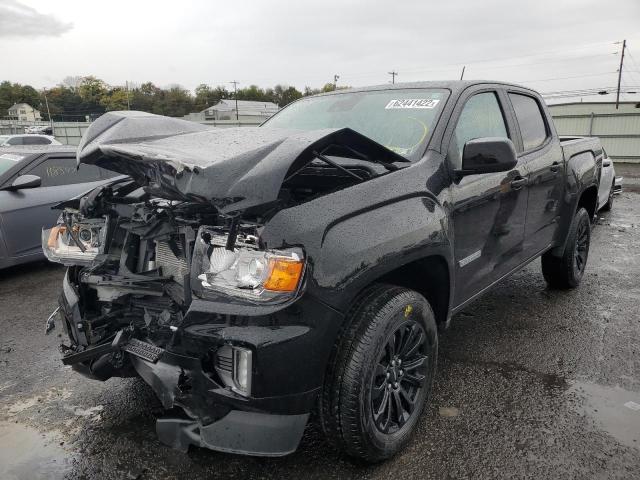 1GTG5CENXM1233728 - 2021 GMC CANYON ELE BLACK photo 2