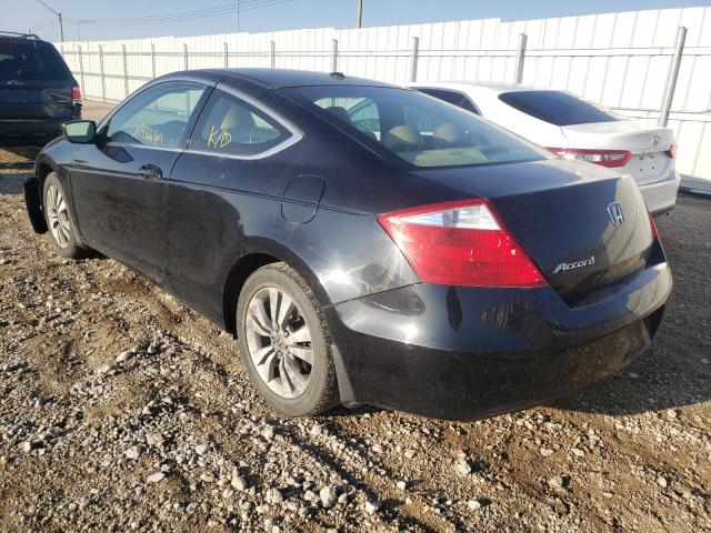 1HGCS12868A800955 - 2008 HONDA ACCORD EXL BLACK photo 3