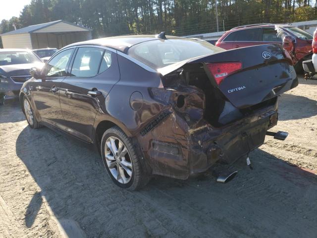 5XXGN4A76CG022557 - 2012 KIA OPTIMA EX BROWN photo 3