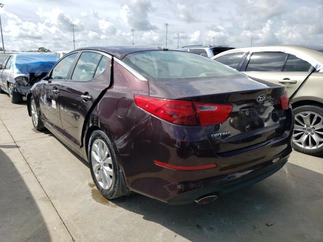 5XXGN4A70FG450659 - 2015 KIA OPTIMA EX MAROON photo 3