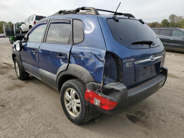 KM8JN72D88U879987 - 2008 HYUNDAI TUCSON SE BLUE photo 3