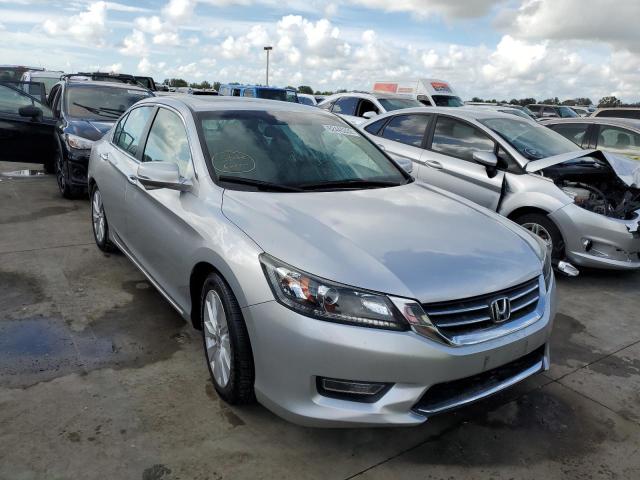 1HGCR2F8XDA140649 - 2013 HONDA ACCORD EXL SILVER photo 1