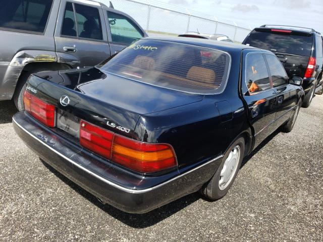 JT8UF11E4R0204117 - 1994 LEXUS LS 400 BLACK photo 4