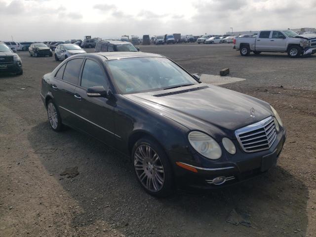 WDBUF72X37A998473 - 2007 MERCEDES-BENZ E 550 BLACK photo 1