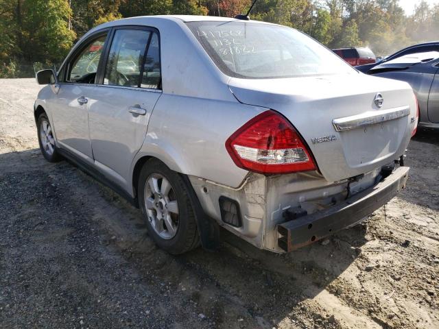 3N1BC1AP4BL417745 - 2011 NISSAN VERSA S SILVER photo 3